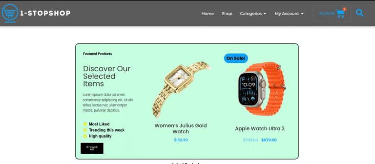 Web Design NOLA WordPress E-Commerce